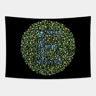 Ishihara Test Letter E Tapestry