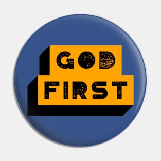 God First Pin