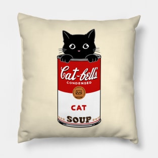 Cat-bells pop art Pillow