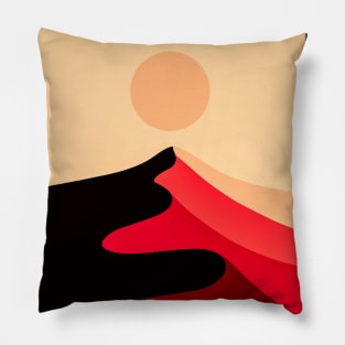 Red sand peak Pillow