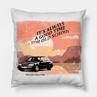 mercedes old school Pillow