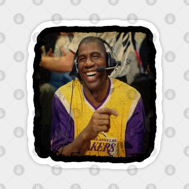 Magic Johnson Vintage Magnet by CAH BLUSUKAN