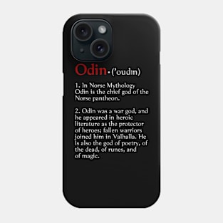 Odin Viking God of War Phone Case