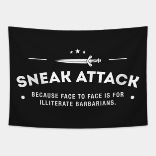 Rogue Sneak Attack Illiterate Barbarians Gaming Tapestry