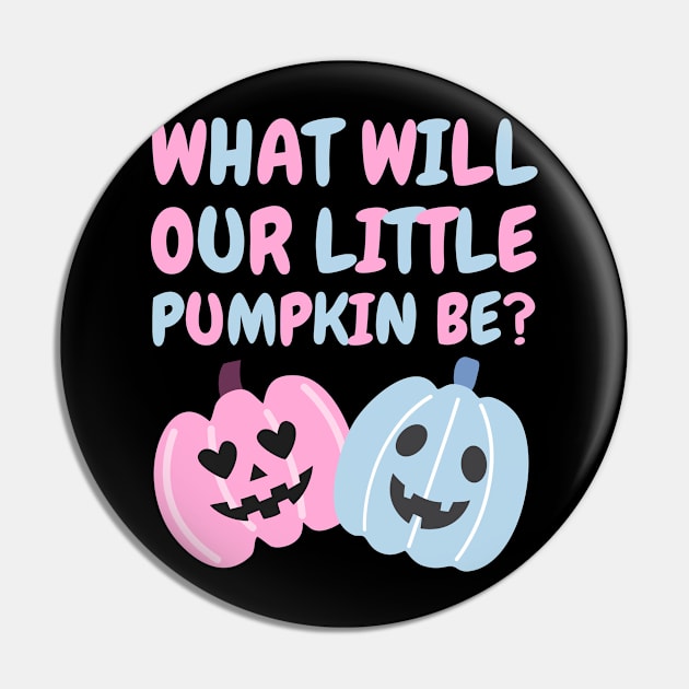 Cute Halloween Gender Reveal What Will Our Little Pumpkin Be Pin by NearlyNow