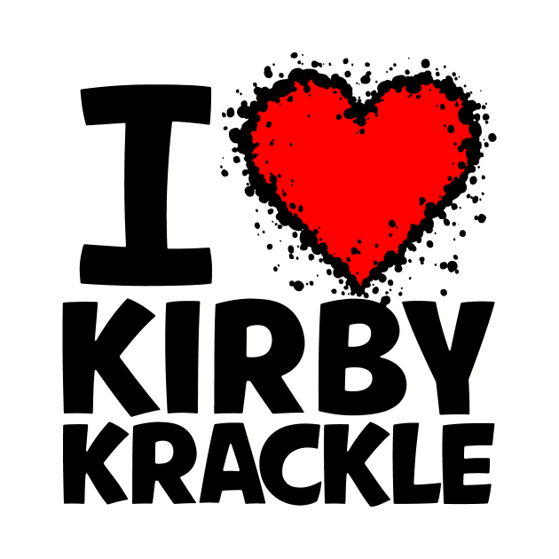 I Heart Kirby Krackle by blairjcampbell