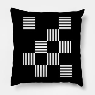 Minimalist geometric abstract art Aesthetic Pillow