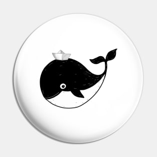 Little whale smiles Pin