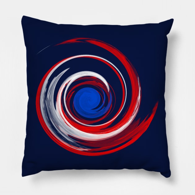 Spiral America Pillow by JohnLucke