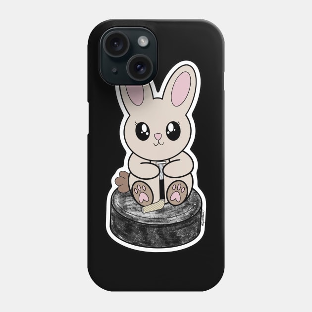 Puck Bunny Phone Case by jberoldart