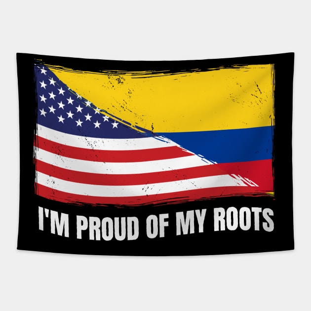 Proud Colombia Flag, Colombia gift heritage, Colombian girl Boy Friend Tapestry by JayD World