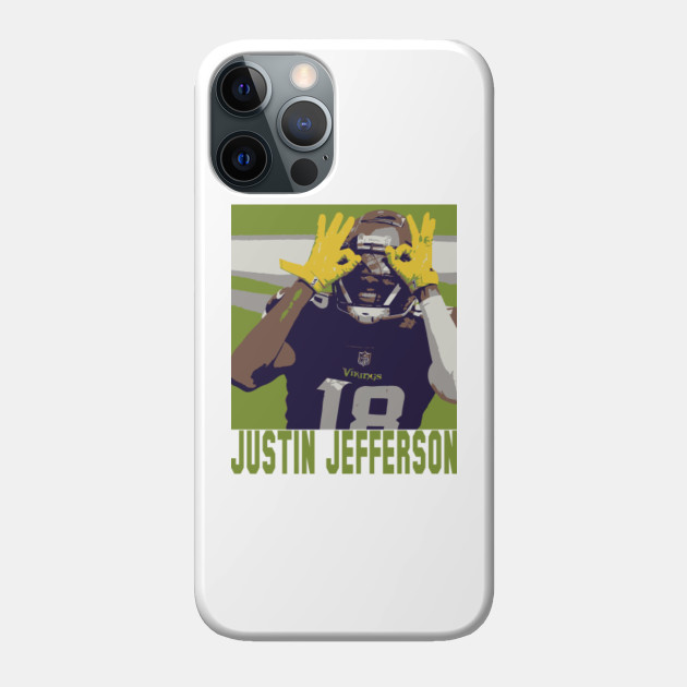 Justin Jefferson new art work - Justin Jefferson - Phone Case