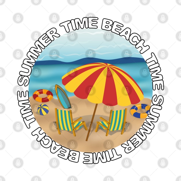 Beach Time - Summer Time by Designoholic