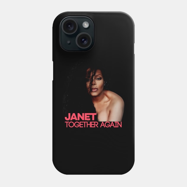 Janet Jackson Vintage Together Again Phone Case by Garza Arcane