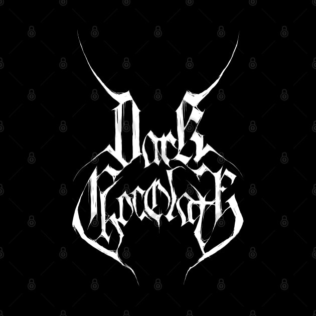 Dark Chocolate Black Metal Logo by Kudden