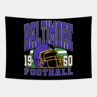 Baltimore Ravens Vintage  Golden Himalayas Bootleg Tapestry