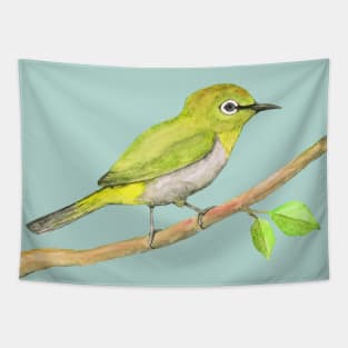 Japanese white-eye bird Tapestry