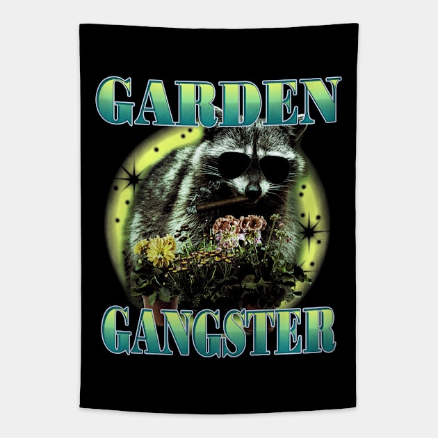 Garden Gangster Tapestry by stressedrodent