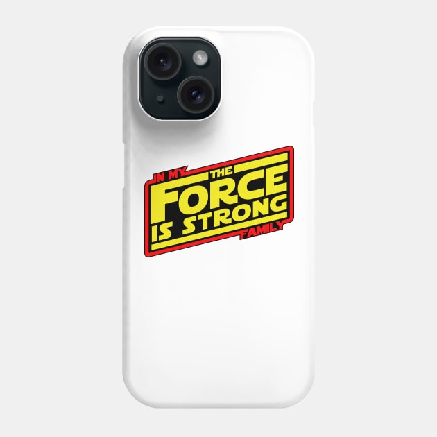 The force is strong... Retro Empire Edition Phone Case by Hoppo