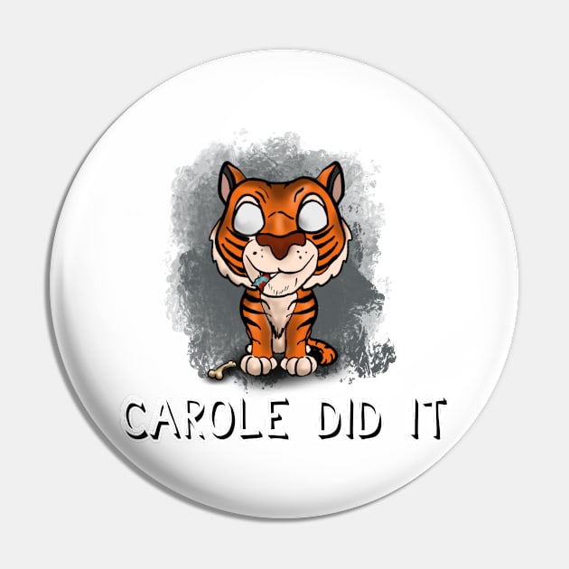 Carole Did It w/evidence Pin by Danispolez_illustrations