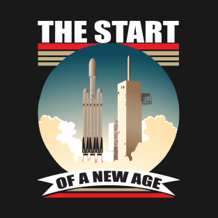 Falcon Heavy "The Start of a new Age" (Celebration) T-Shirt