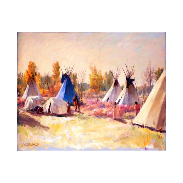 Joseph Henry Sharp The Blue Tepee by pdpress