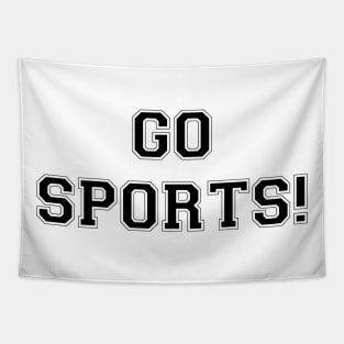 Go Sports! (black) Tapestry