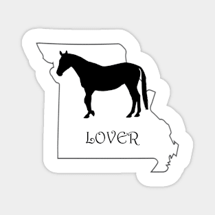 MIssouri Horse Lover Gift Magnet