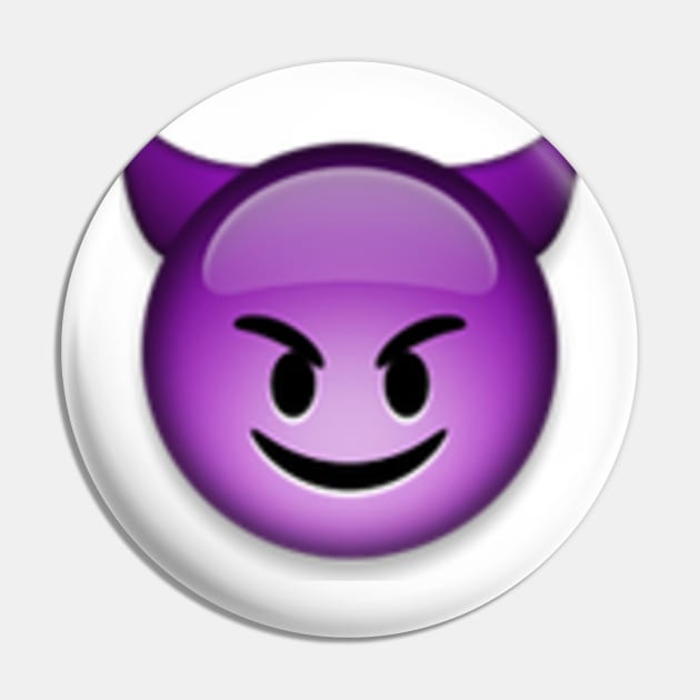 smiling face with horns Pin by Emoji