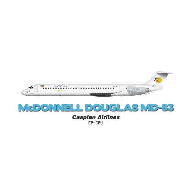 McDonnell Douglas MD-83 - Caspian Airlines by TheArtofFlying