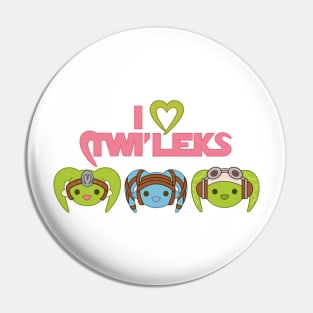 I Love Twi'Leks Pin