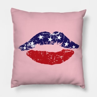 4TH OF JULY LIPS Pillow