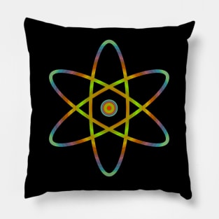 Rainbow Atom Pillow
