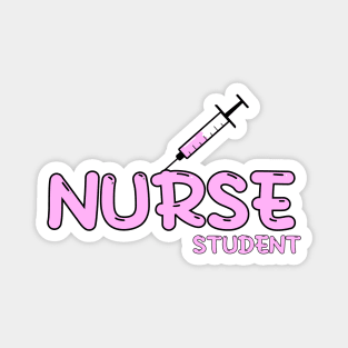 Nurse Student Pink Magnet