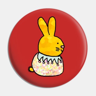 Easter Bunny Rabbit in a dress Pin