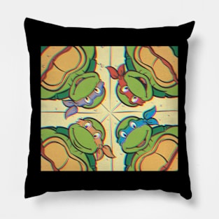 Graphic Vintage Movie Turtle Power Mens Womens Pillow