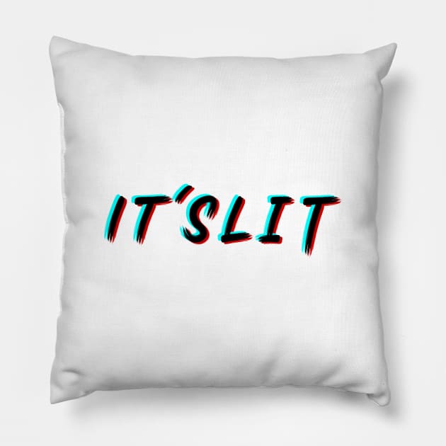 It's Lit Friends Summer Love A Cool Slogan - Lets Get Lit Pillow by mangobanana