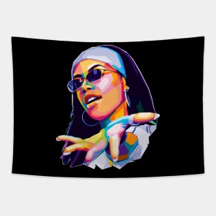 Erykah Pop Art Tapestry