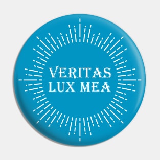 Veritas Lux Mea Pin