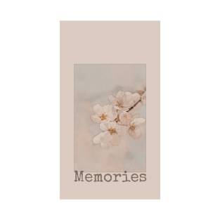 Memories aesthetic beautiful bloom flowers cherry blossom romantic love beauty T-Shirt