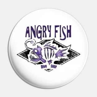 Angry Fish Pin