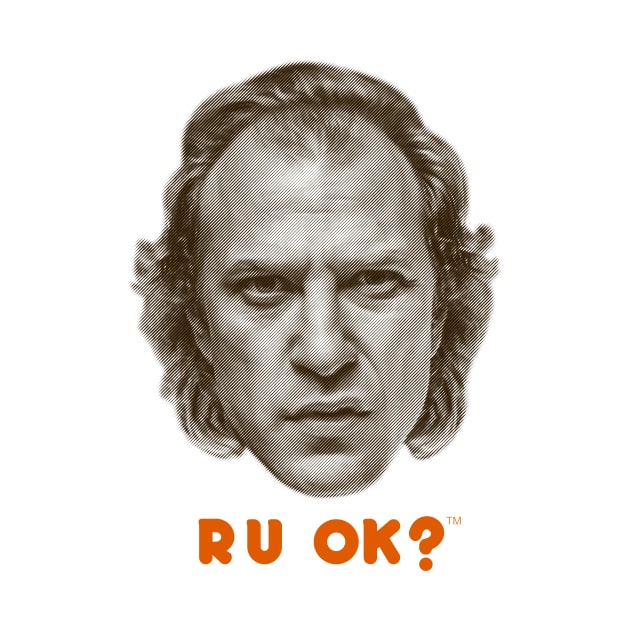 R U OK? - on light background by Toby Wilkinson