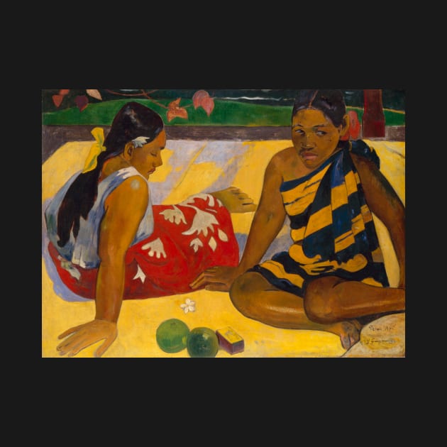 Parau Api. What News by Paul Gauguin by Classic Art Stall