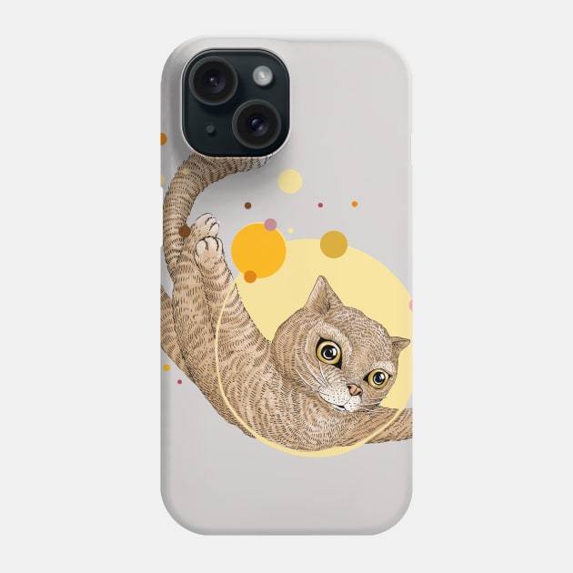 cat Phone Case by ruta13art