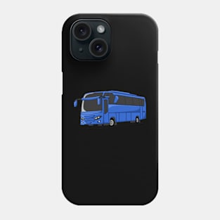 The big blue bus Phone Case