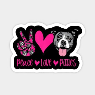 Pit Bull Lives Matter Pittie Puppy Dog Mom Ladies Pitbull Magnet