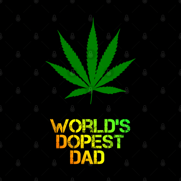 WORLD'S DOPEST DAD Design by MN-STORE