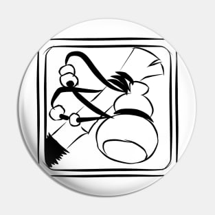 Monk Class Icon Pin