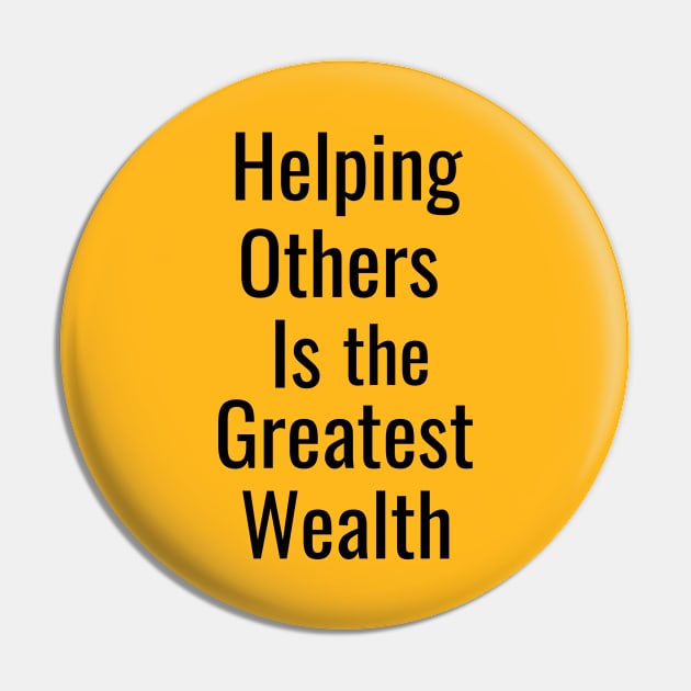 Helping others text design Pin by YouChoice Creations
