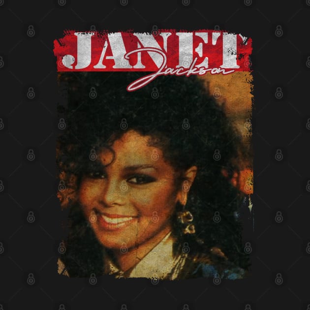 TEXTURE ART- JANET JACKSON 80S by ZiziVintage